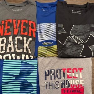 Under Armour Kids Graphic T-Shirts - Multi-Color Lot Size Youth Medium